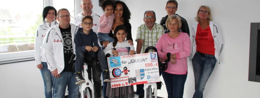 Scheckübergabe Giulia